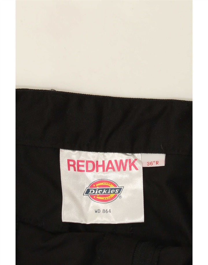 Dickies Pantalón chino recto para hombre W36 L29 Poliéster negro