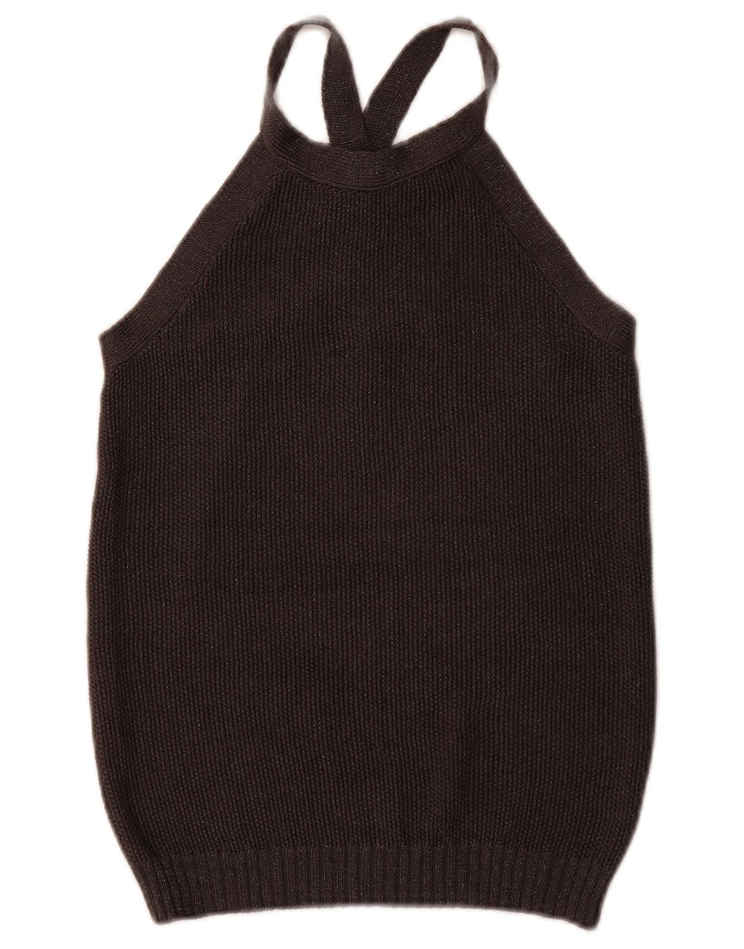 Massimo Dutti - Camiseta sin mangas para mujer, talla 40, talla M, color negro