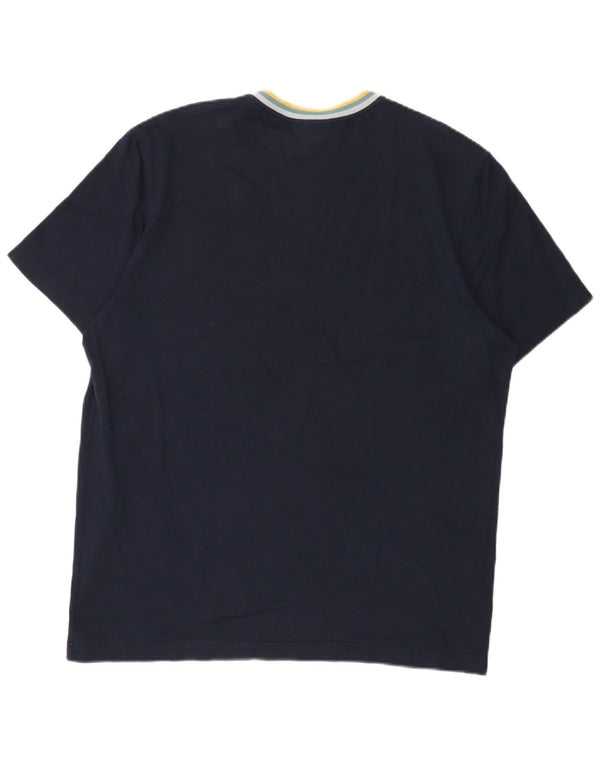 Lacoste Camiseta Regular Fit para Hombre Talla 6 XL Algodón Azul Marino