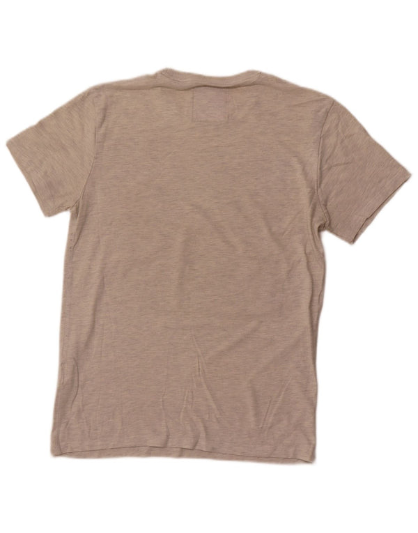 Superdry Camiseta con gráfico de edición limitada para hombre, talla grande, algodón gris