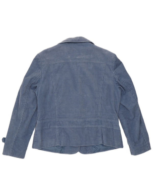 John Baner Chaqueta de pana para mujer Reino Unido 46 Algodón azul grande
