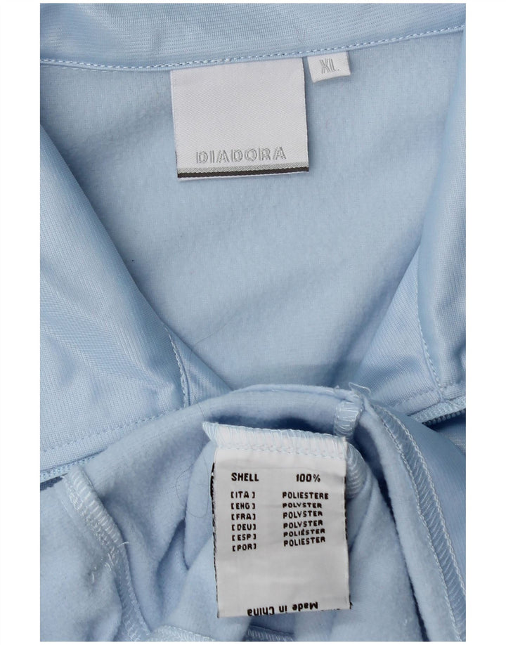 Diadora Chaqueta de chándal para mujer ES 40 XL Poliéster azul