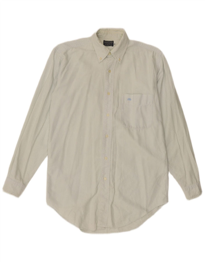 AMERICANINO Mens Shirt Small Blue Pinstripe Cotton