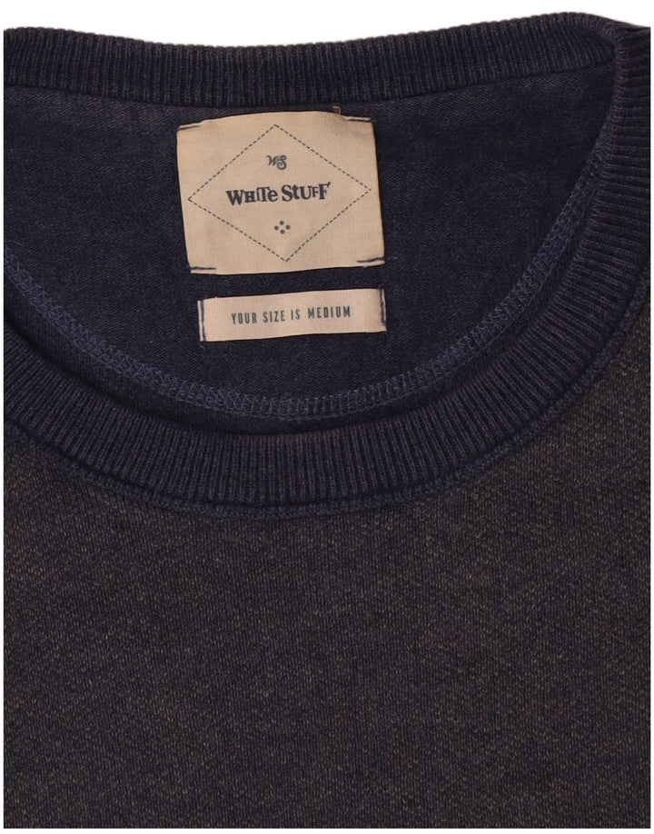 Sudadera de hombre White Stuff tipo jersey de algodón azul marino mediano
