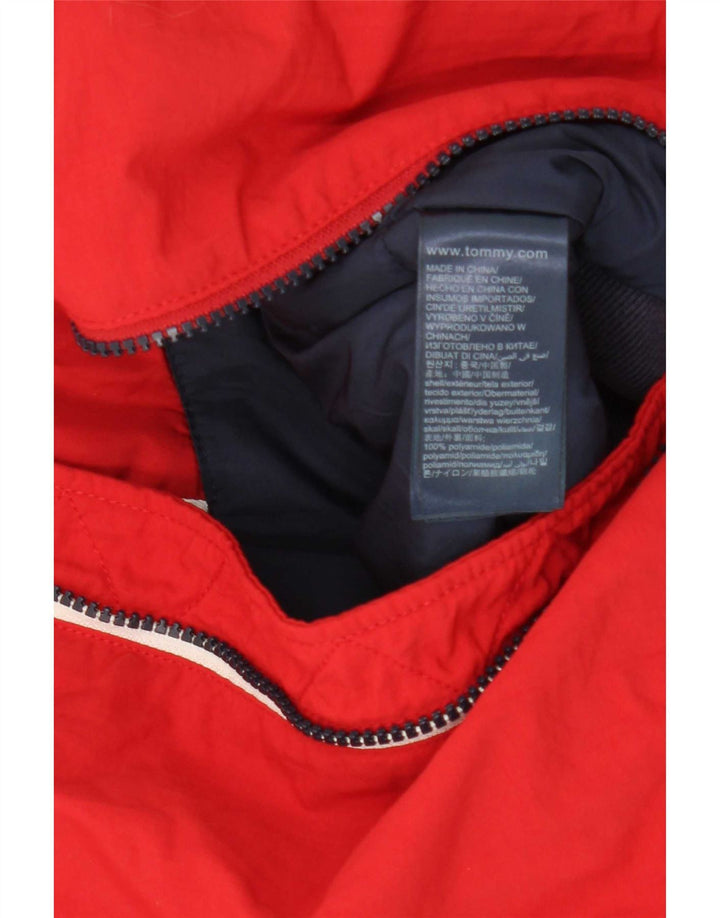 Tommy Hilfiger Chaqueta Bomber para Hombre UK 36 Small Poliamida Roja