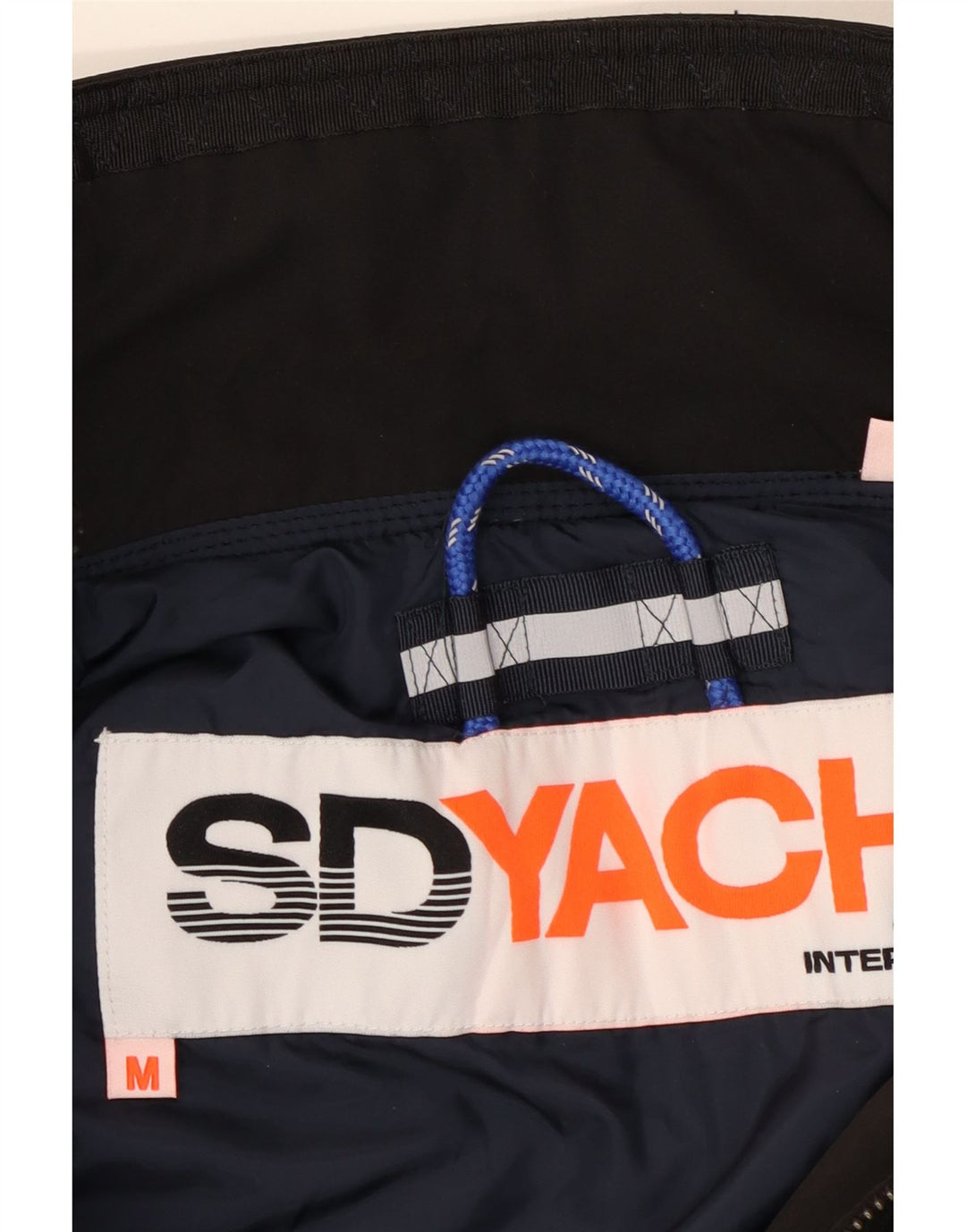 Superdry Chaqueta Bomber Con Estampado Para Hombre ES 38 Mediano Poliéster Negro