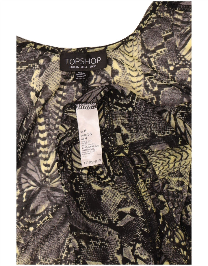 Topshop Cárdigan transparente para mujer UK 8 Small Multicolor
