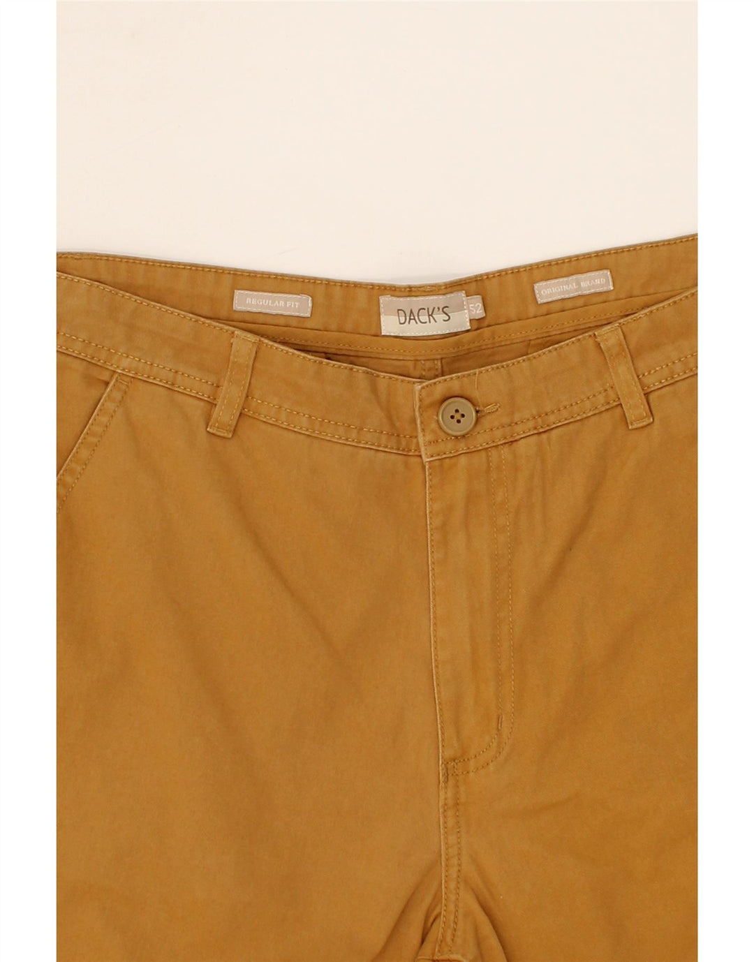 DACK'S Mens Regular Fit Chino Shorts IT 52 XL W36  Brown Cotton Vintage Dack's and Second-Hand Dack's from Messina Hembry 