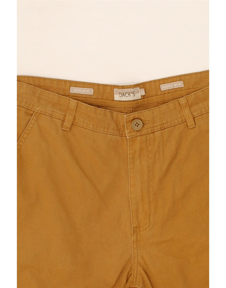 DACK'S Mens Regular Fit Chino Shorts IT 52 XL W36  Brown Cotton Vintage Dack's and Second-Hand Dack's from Messina Hembry 