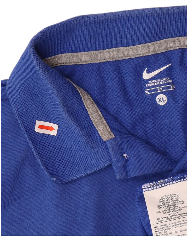 Polo NIKE Hombre XL Algodón Azul