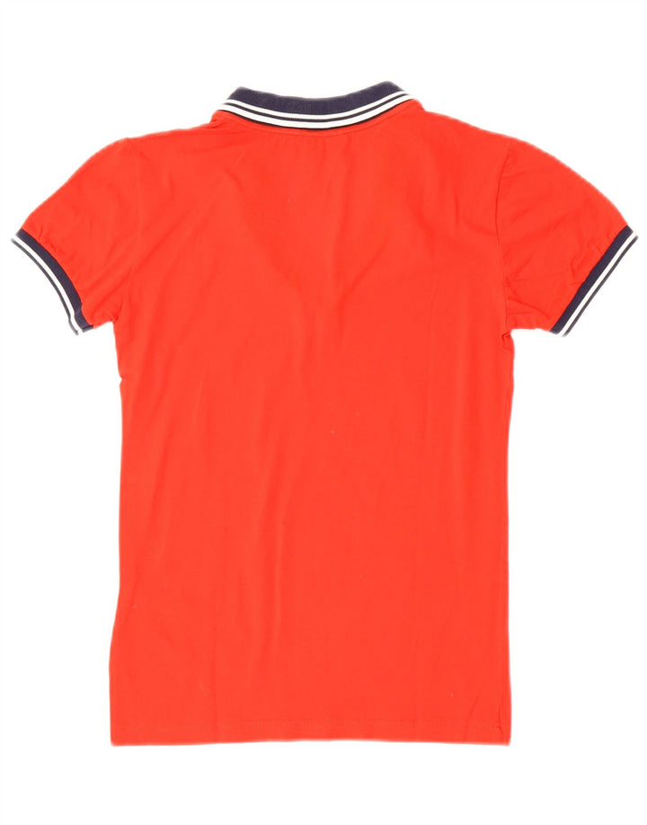 Refrigiwear Polo para mujer UK 8 Small Rojo Algodón