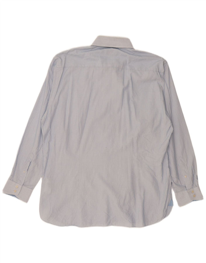 Camisa para hombre Ted Baker Talla 17 1/2 XL Algodón con manchas azules