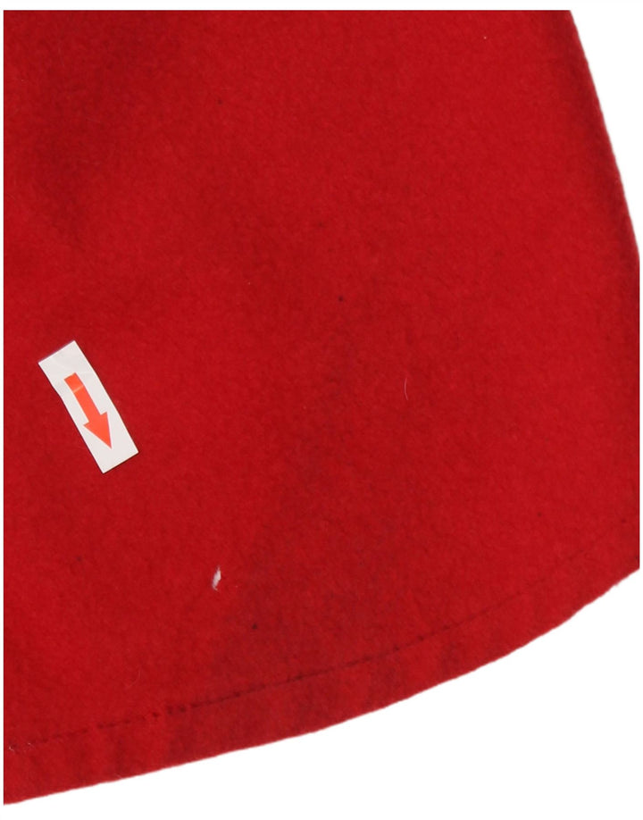 Jimmy Hourihan Abrigo Poncho Con Capucha Para Mujer Talla Única Lana Roja