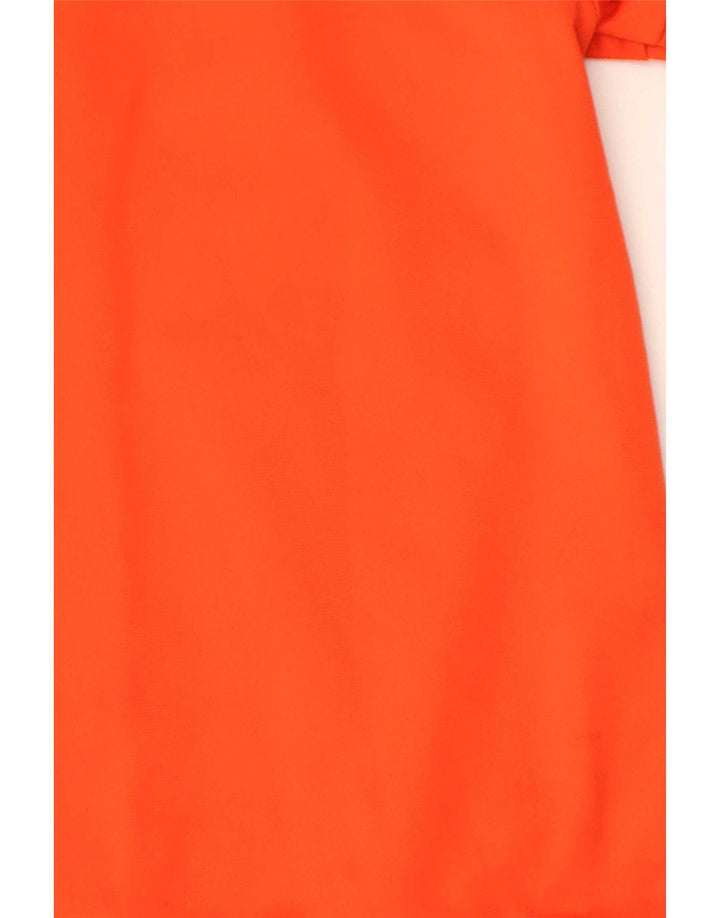 Adidas Boys Graphic Chándal Top Chaqueta 6-7 Años Naranja Rayas Poliéster