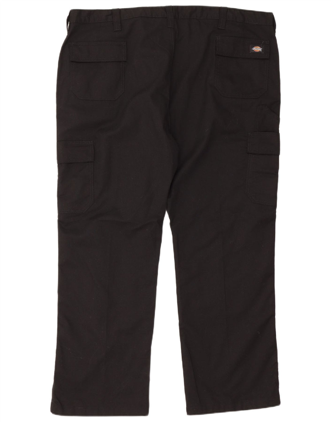 Dickies Pantalones cargo rectos para hombre W46 L30 Poliéster negro