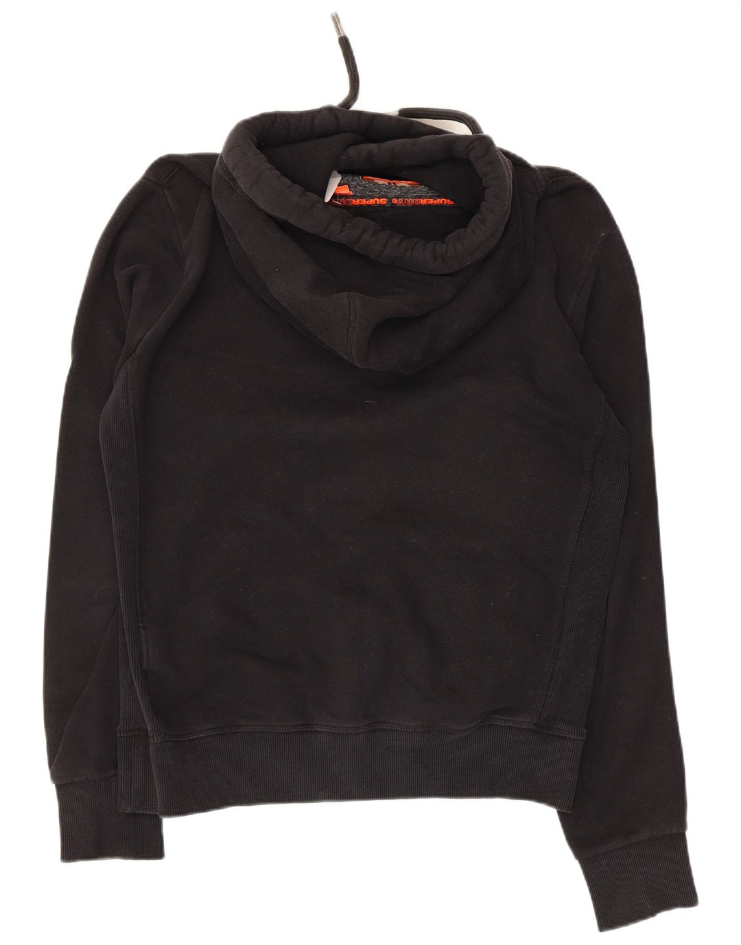 SUPERDRY Hombre Sudadera con capucha Jumper Medium Black Cotton