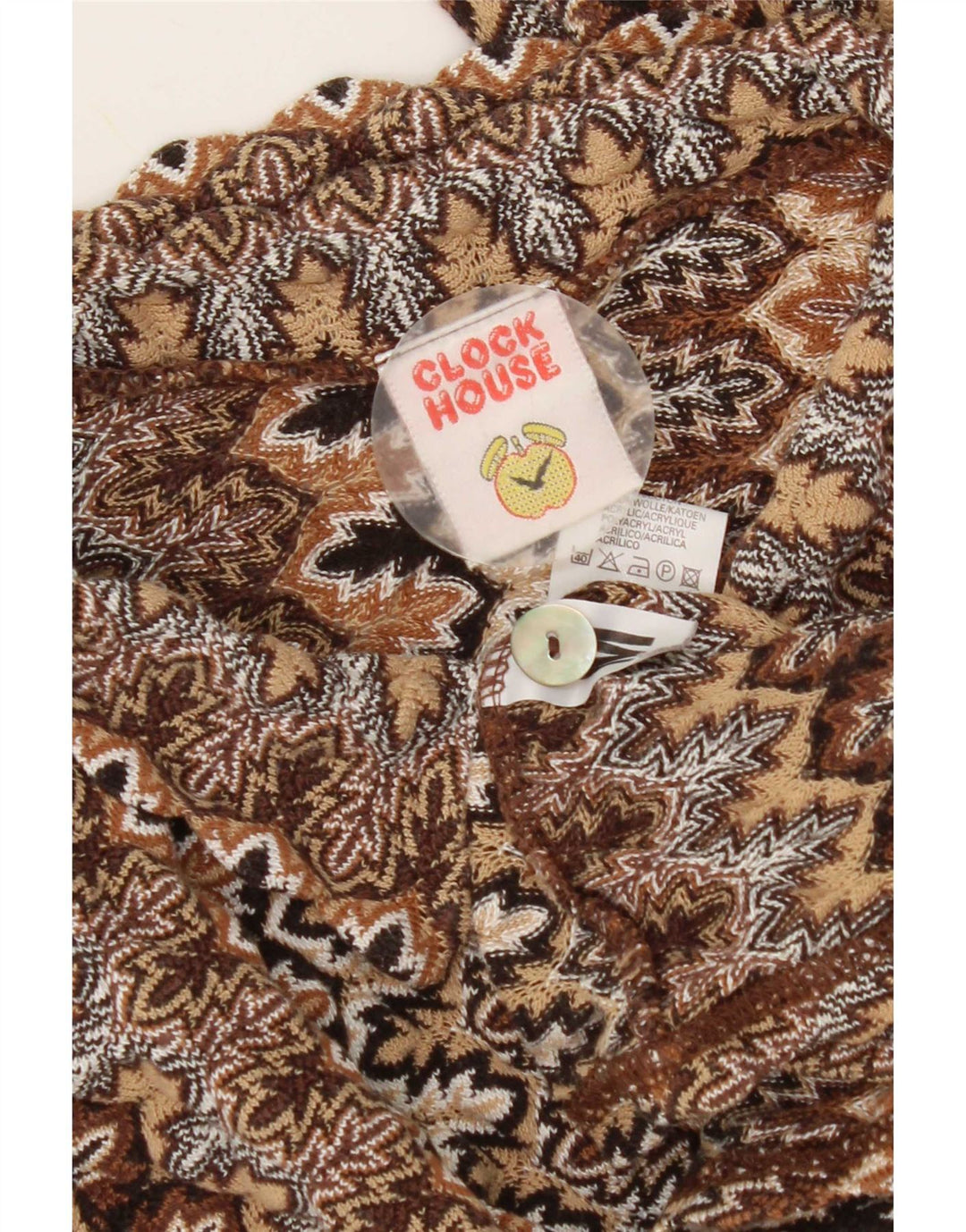 CLOCK HOUSE Blusa camisera con estampado abstracto para mujer de C&A UK 42 Marrón medio