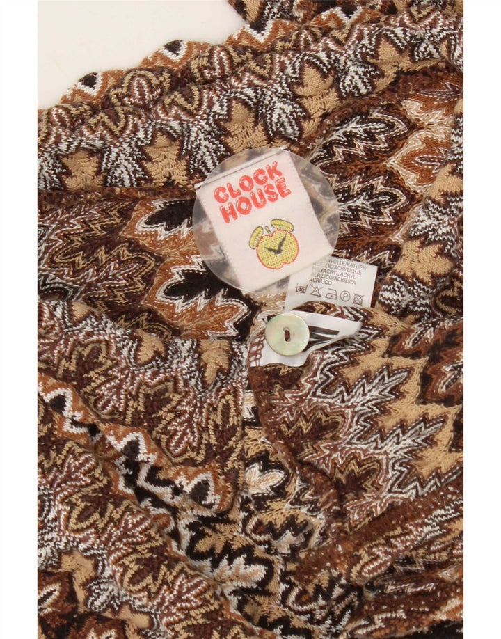 CLOCK HOUSE Blusa camisera con estampado abstracto para mujer de C&A UK 42 Marrón medio