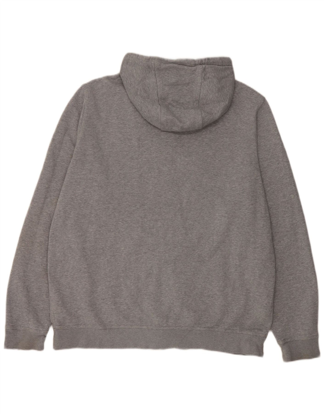 Nike - Sudadera con capucha y cremallera para hombre, talla 2XL, algodón gris