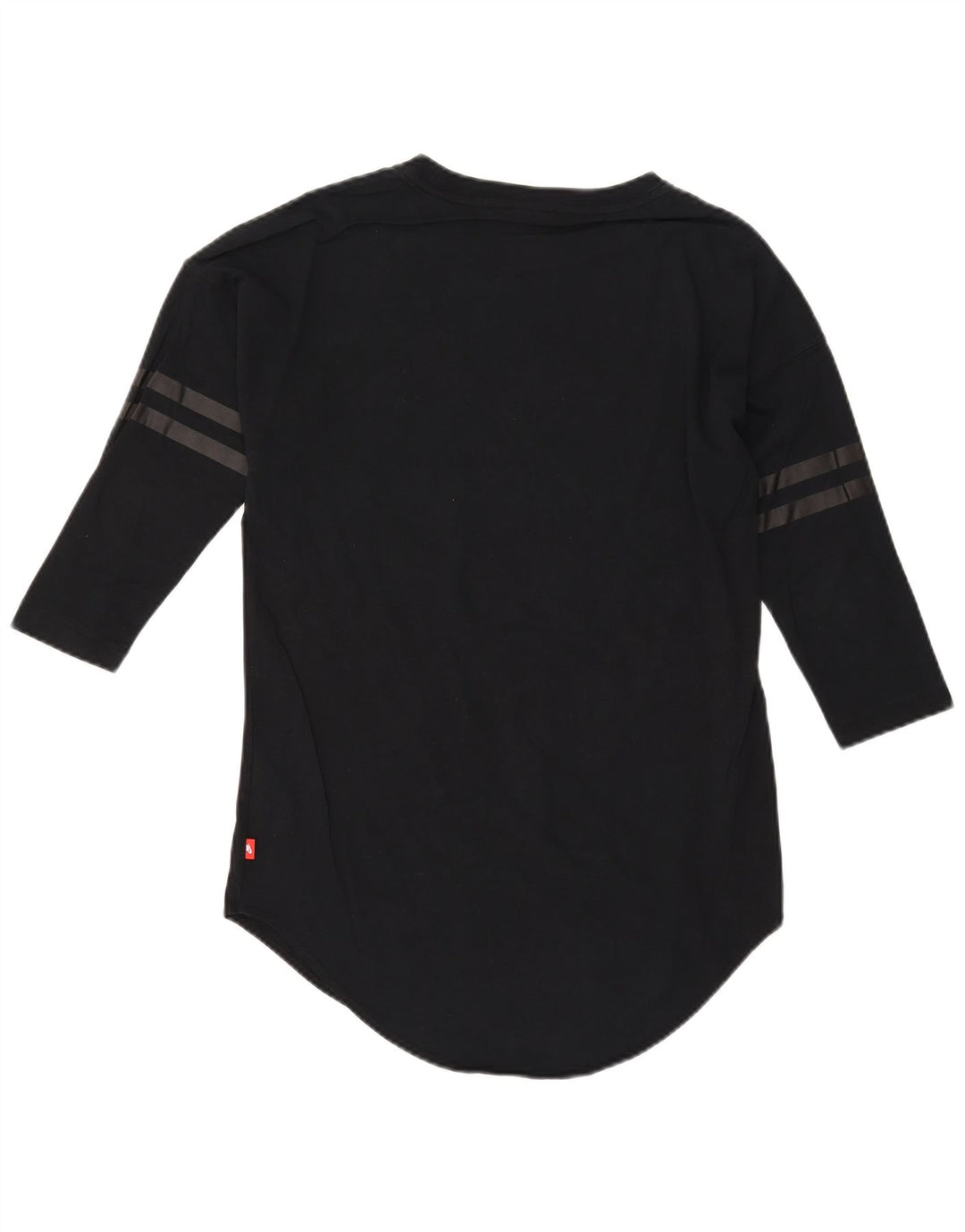 Nike Camiseta gráfica de manga 3/4 para hombre pequeña de algodón negro