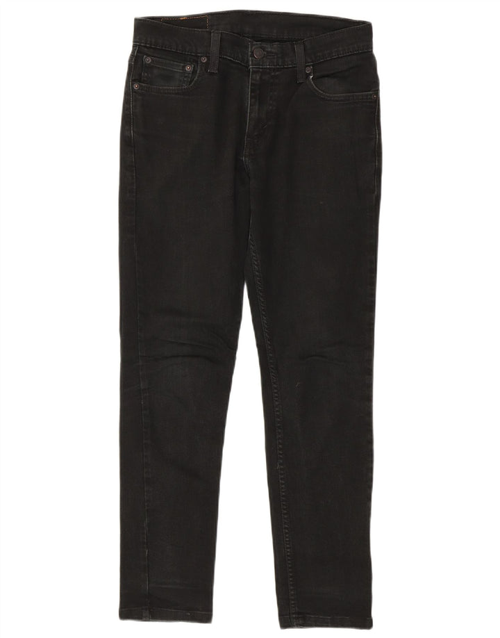 Levi's Hombre 511 Slim Jeans W30 L29 Algodón Negro