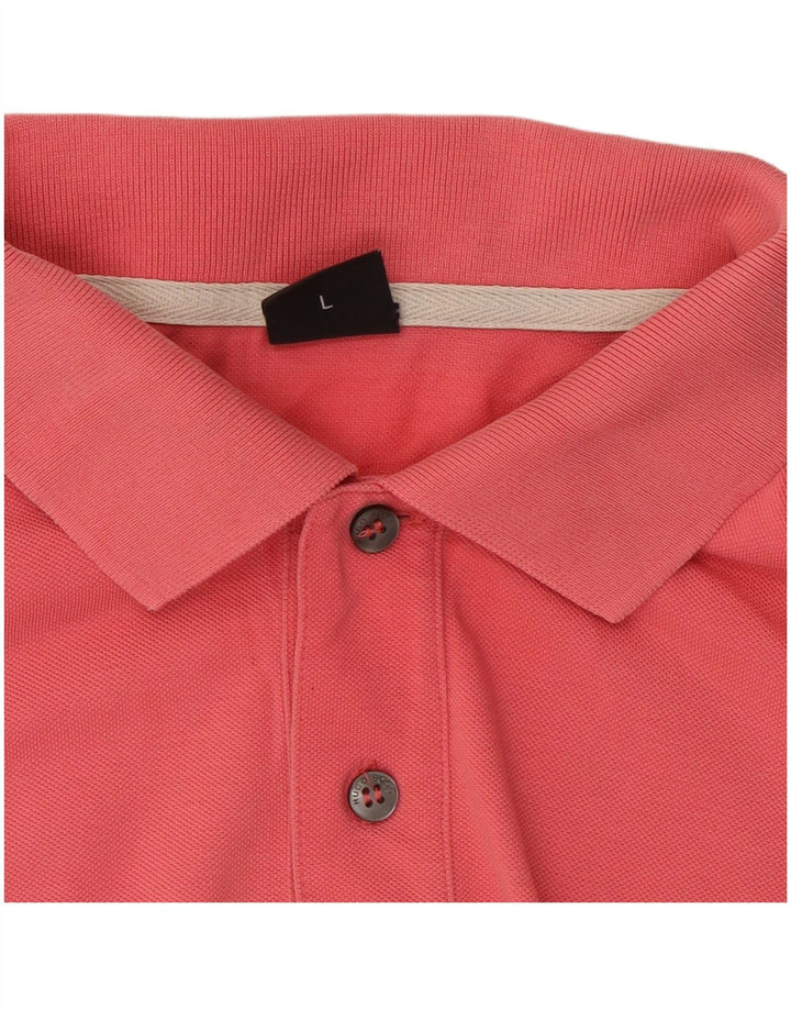 Hugo Boss Polo de corte regular para hombre de algodón rojo grande