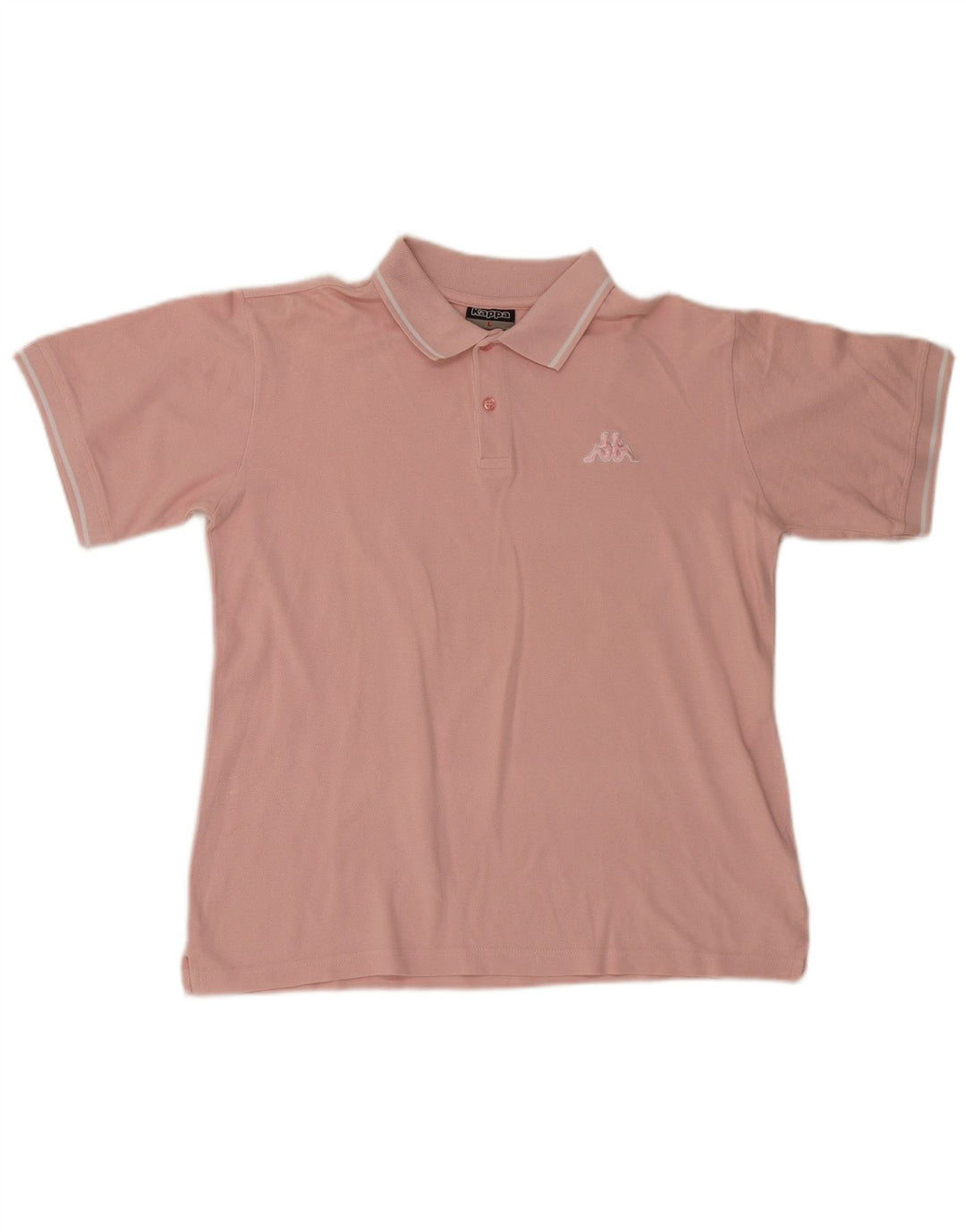 Polo Kappa Hombre Grande Rosa Algodón