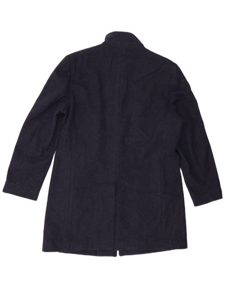 Marks & Spencer Abrigo para hombre UK 42 XL Lana azul marino