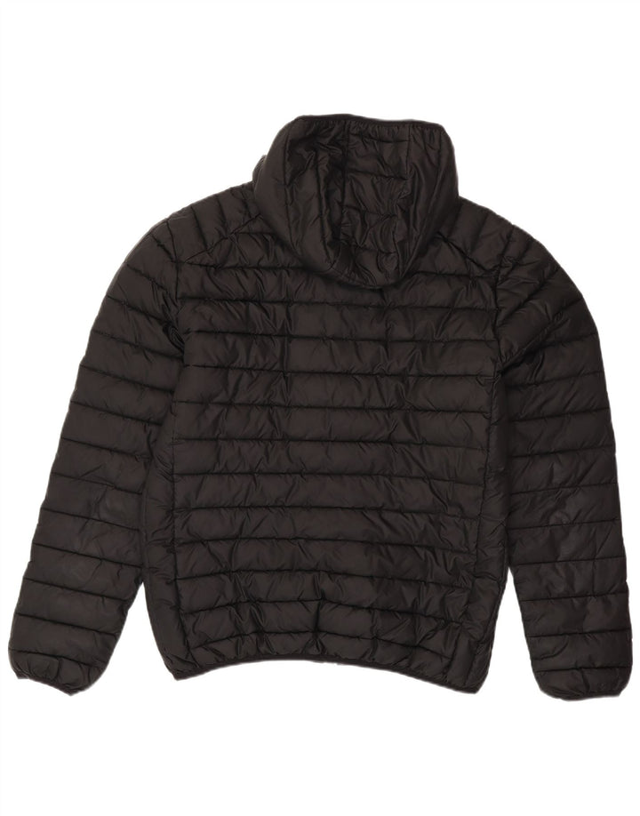 ELLESSE Chaqueta acolchada con capucha para hombre UK 40 Large Poliéster negro