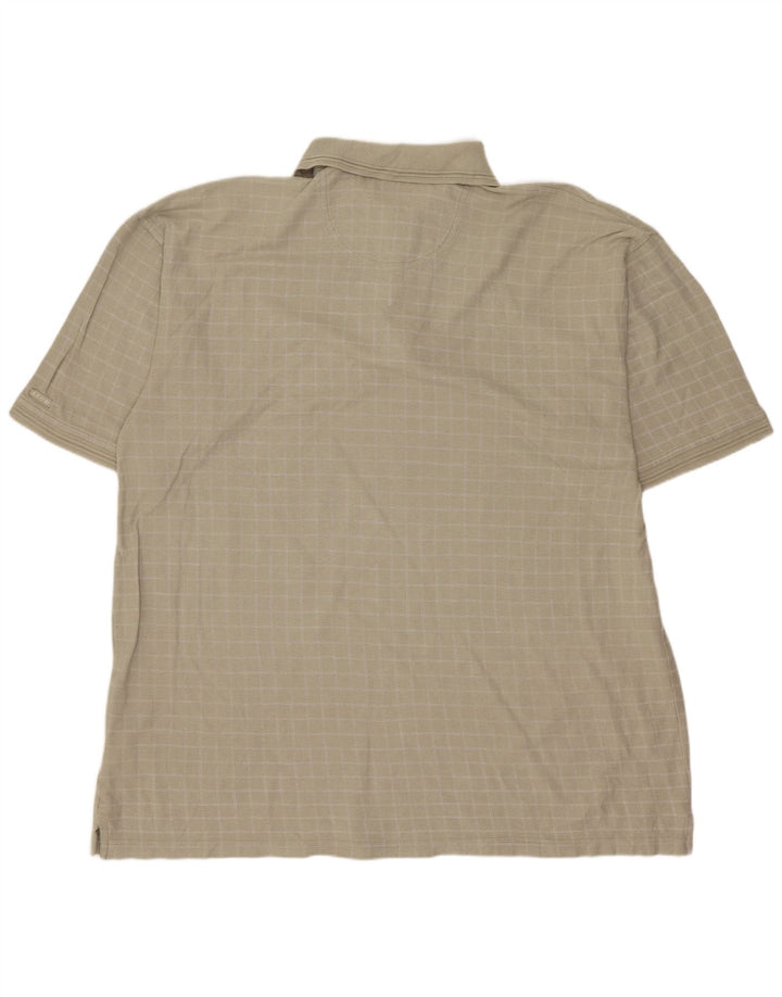 Izod Polo Alto Hombre XL Algodón Geométrico Verde