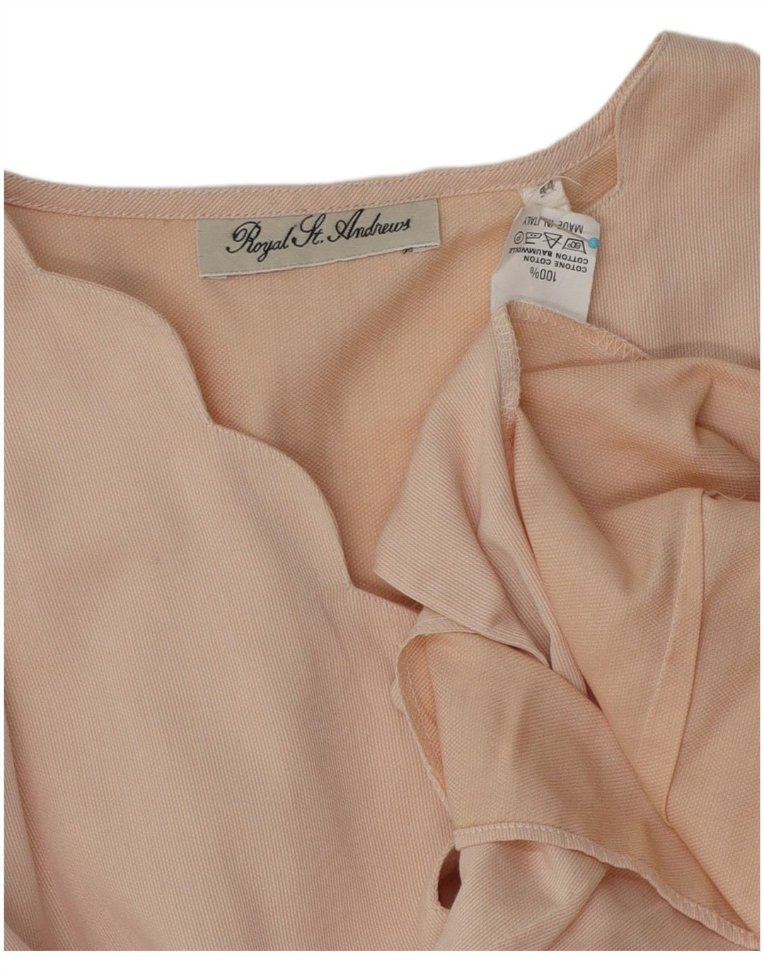 Blusa vintage para mujer IT 44 Algodón rosa medio