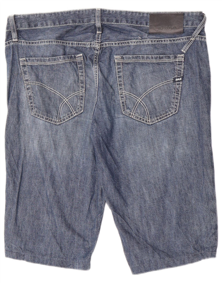 Pantalones cortos de mezclilla para hombre Gas W34 azul grande