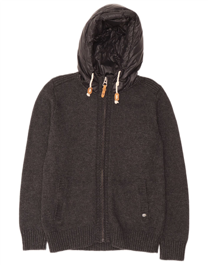 Scotch & Soda Cárdigan para hombre de lana gris grande