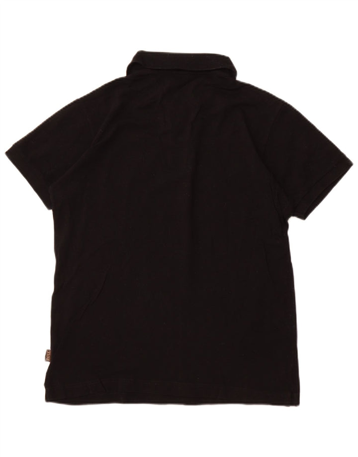 RIFLE Polo Hombre Pequeño Algodón Negro