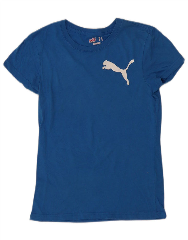 PUMA Camiseta gráfica para mujer Top UK 10 Small Blue