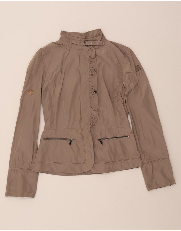 Cerruti 1881 Chaqueta Bomber Mujer IT 44 Poliéster Beige Medio