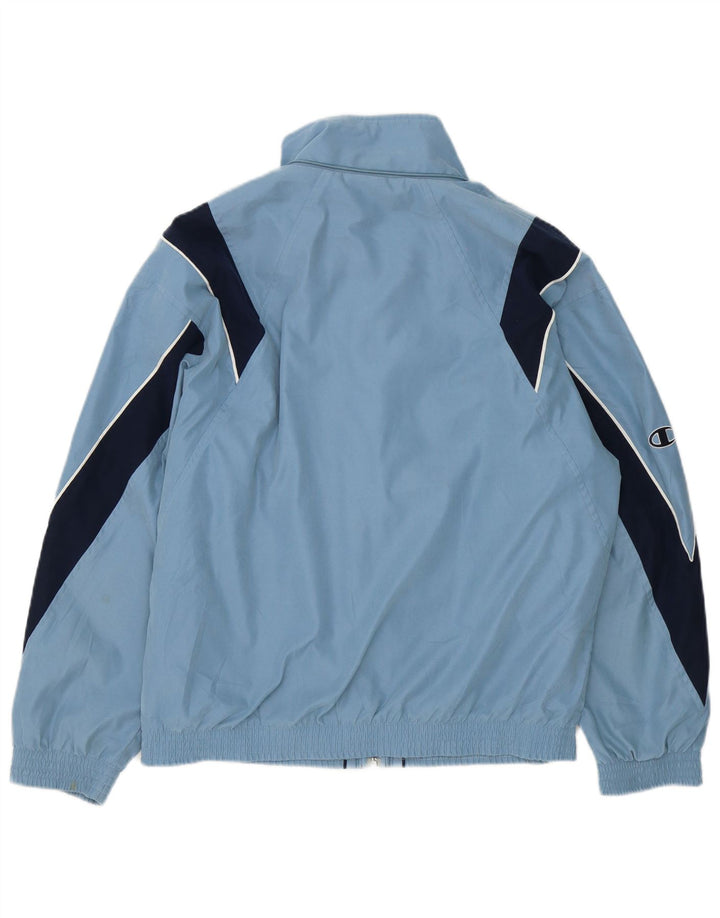 Champion Chaqueta De Chándal Para Hombre Poliéster Color Block Azul Medio