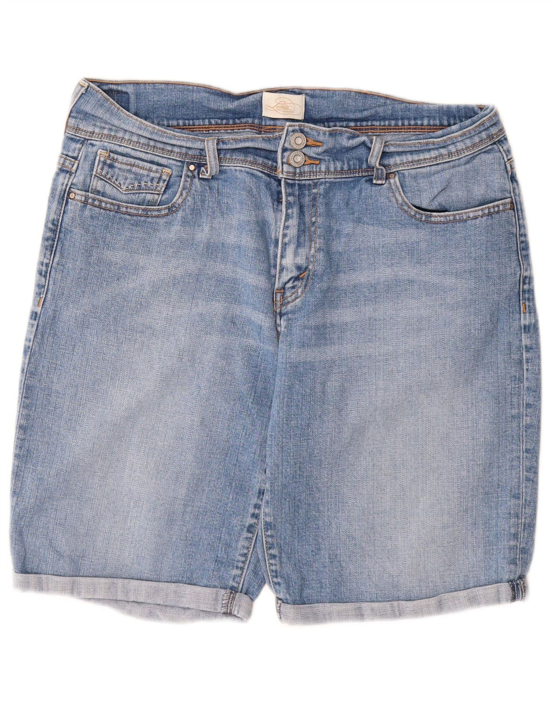 LEVI'S Mujeres 515 Bermudas Denim Shorts W32 Grande Azul