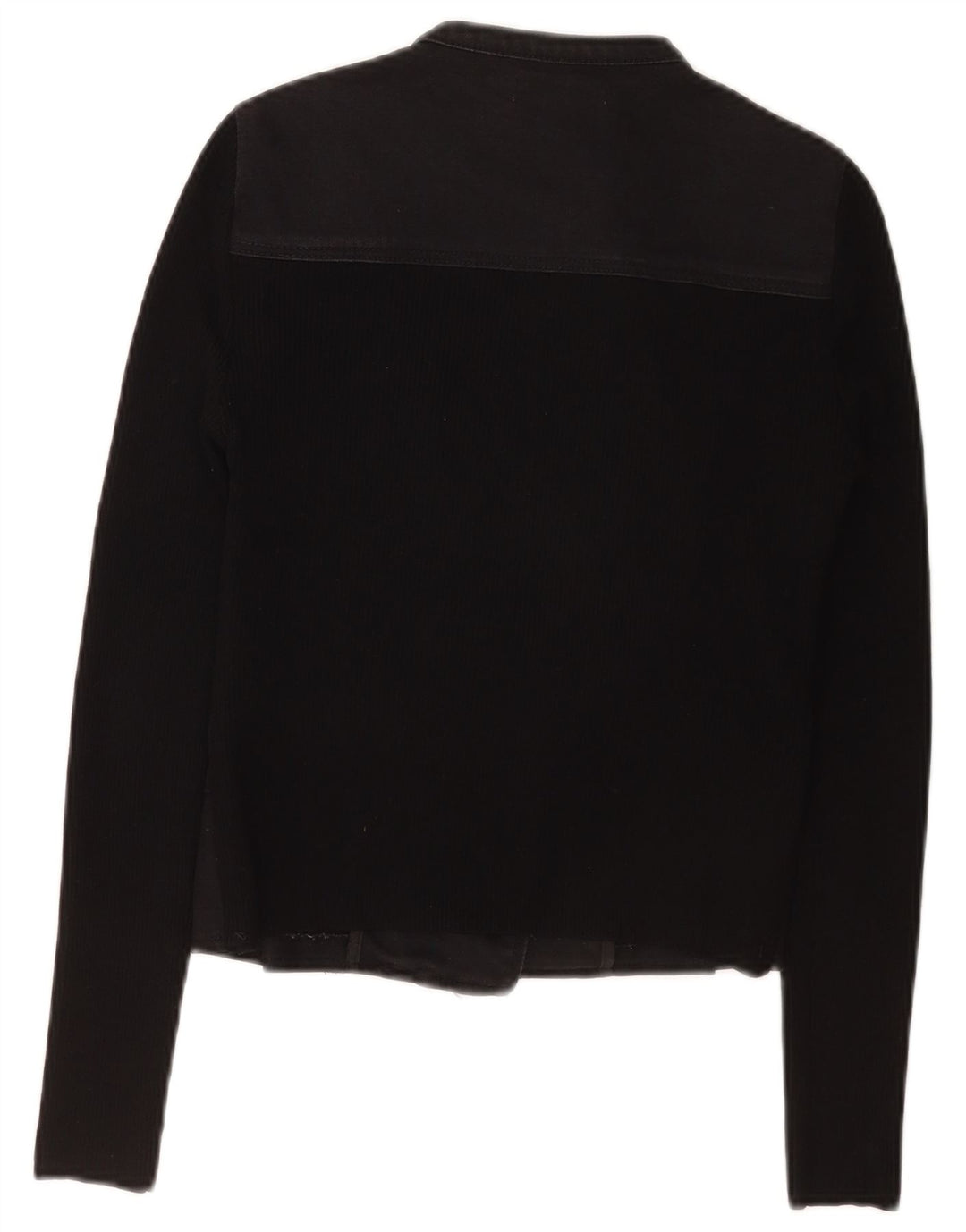 Karen Millen Chaqueta motera corta para mujer US 1 2XS Negro