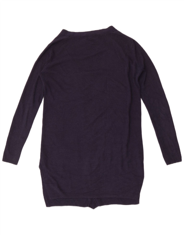 Marks & Spencer - Cárdigan largo para mujer, talla 40, tamaño mediano, azul marino