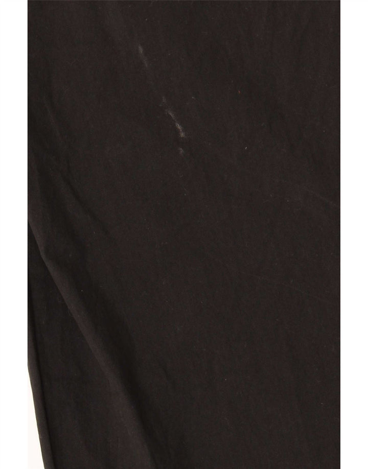 Zara Mujer Pantalón Cargo Recto Mediano W28 L25 Algodón Negro