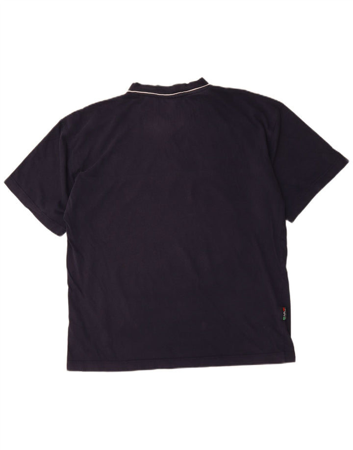 Camiseta Lotto Hombre Top Grande Azul Marino Algodón