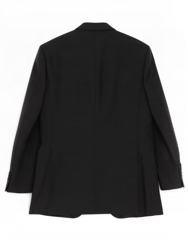 Pal Zileri Chaqueta tipo blazer de 2 botones para hombre IT 50 Large Lana negra a rayas
