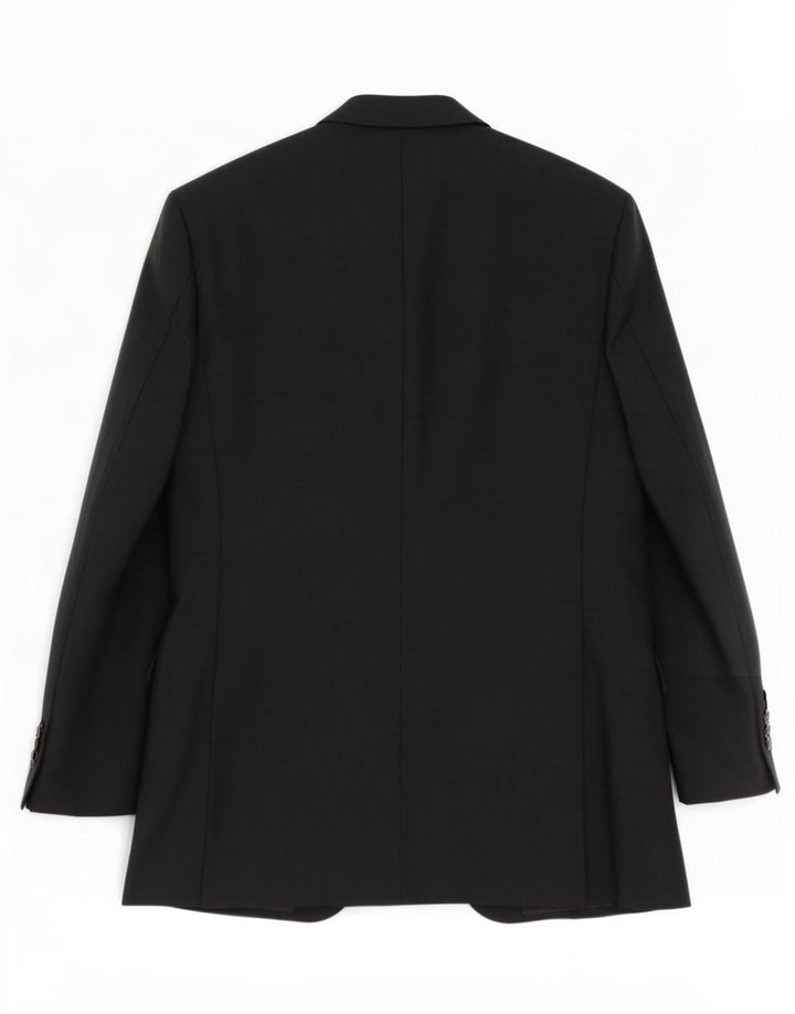 Pal Zileri Chaqueta tipo blazer de 2 botones para hombre IT 50 Large Lana negra a rayas