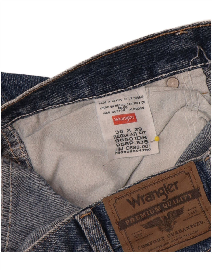Wrangler Vaqueros Rectos De Corte Regular Para Hombre W36 L29 Azul