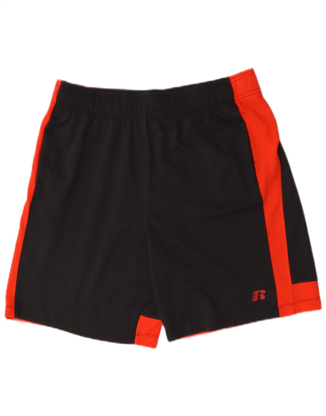 RUSSELL ATHLETIC Shorts deportivos gráficos para hombre Bloque de color gris grande
