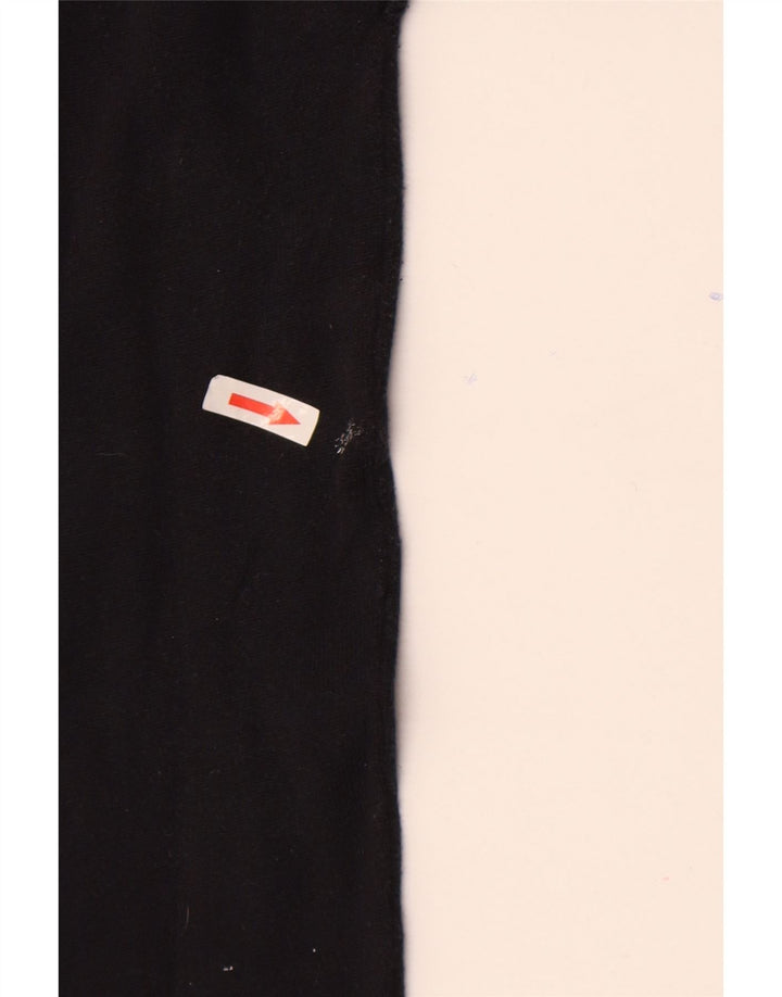 O'Neill - Jersey con cuello en V para hombre, talla grande, algodón negro