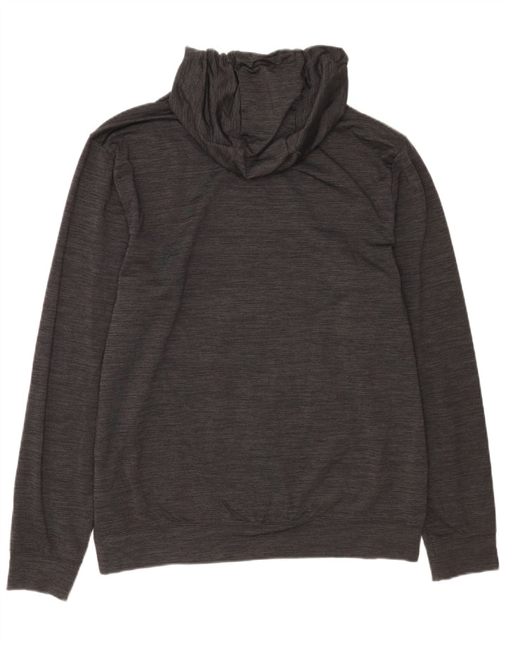 Puma - Sudadera con capucha para hombre, talla grande, poliéster negro