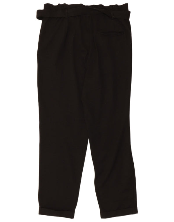 Zara Mujer Pantalones Cortos Tapered Medium W28 L25 Negro