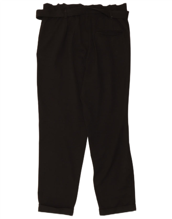 Zara Mujer Pantalones Cortos Tapered Medium W28 L25 Negro